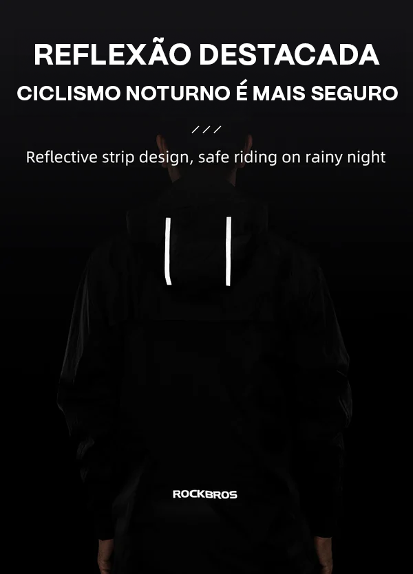 Capa de chuva ciclista Rockbros™