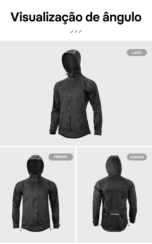Capa de chuva ciclista Rockbros™